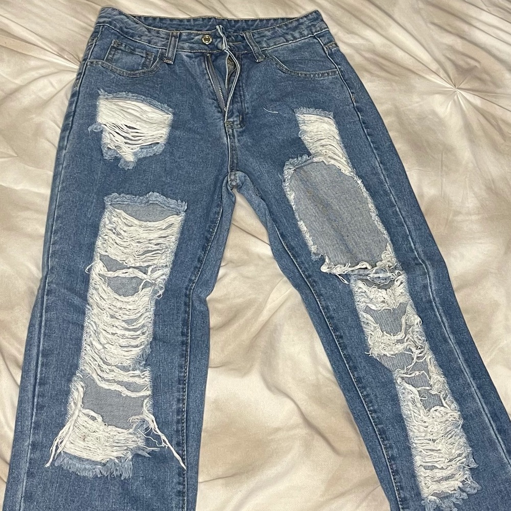 Ripped skinny jeans from SHEIN